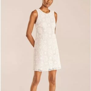 Rebecca Taylor Macrame White Dress